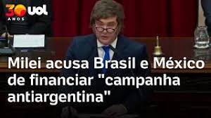 Argentina não pedirá desculpas ao Brasil pelas falas de Milei, diz jornal