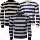 Mens striped jumper