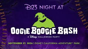 D23 Night at Oogie Boogie Bash – A Disney Halloween Party