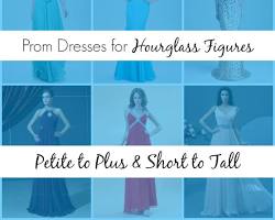Prom dress for hourglass figure