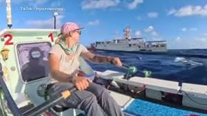 Video American woman about to row into record books