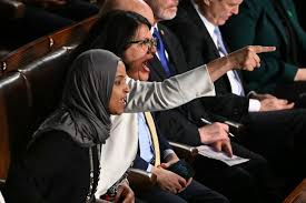See Democrats protest at Trump's State of the Union
