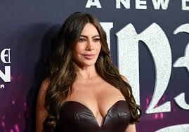 Sofía Vergara Turns Heads in a Red Hot Sheer Corset Lingerie Dress That Plunges to Her Ribs
