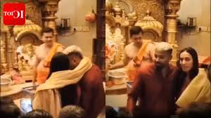Hardik Pandya and Mahieka Sharma Seek Blessings at Siddhivinayak Temple