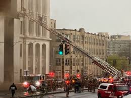 Four-Alarm Firefighters Battle Downtown Buffalo Blaze