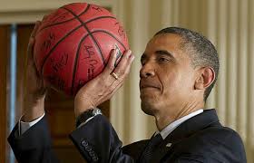 Image result for picture of obama playing basketball