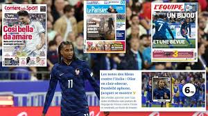 «La fin du phénomène Zizou», «chef-d’œuvre d’Olise», Dembélé sous le feu des critiques, la revue de presse après France-Italie — Le Figaro