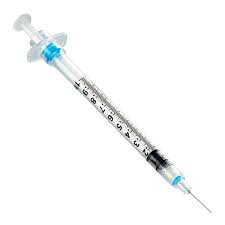 Sol-Care Safety Syringe Fixed Needle | 1ml | 22Gx1-1/2 | Canada