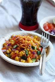 Image result for healthy corn salad with sev