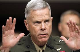 Changes: Marine Corps Commandant General James Amos said the role of marines who stay in Afghanistan will shift from countering insurgency to training and ... - article-2067536-0EF7A8EE00000578-23_634x414