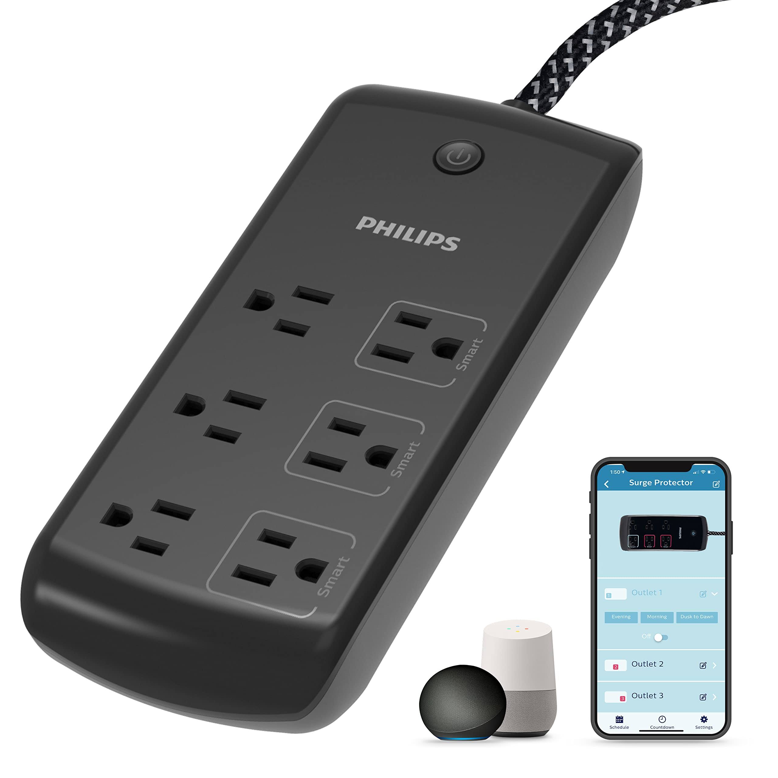 Philips Smart Plug 6-Outlet Surge Protector