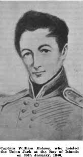 Captain William Hobson, who hoisted the Union Jack at the Bay of Islands on 30th January, 1840. Previous Figure | Table of Contents | Figure in Context ... - Gov11_08Rail032b
