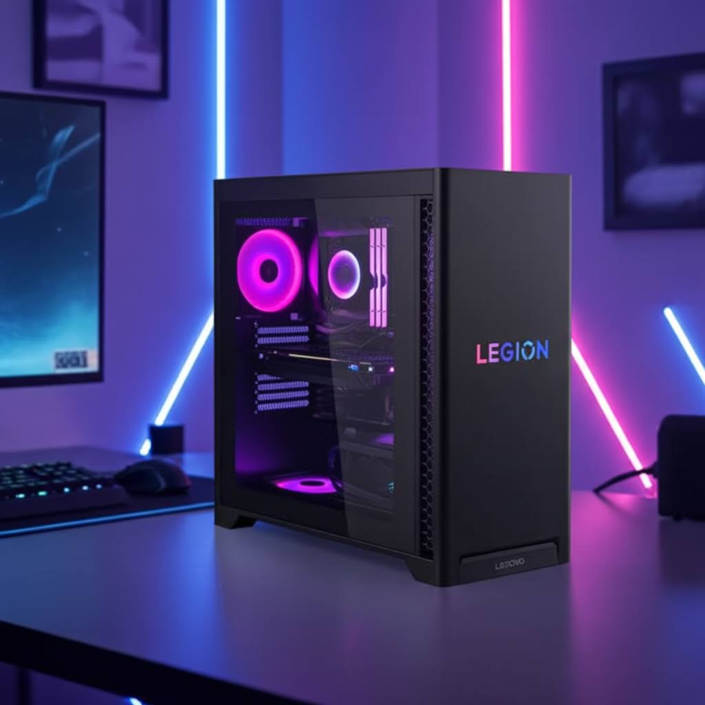 Lenovo Legion T5i (Ultra 7-Windows 11 Home-16GB-512GB-RTX 5070 Ti) Intel® Core™ Ultra 7 270K Plus Processor (E-cores up to 4.70 GHz P-core fino a 5,4 GHz)/Windows 11 Home 64/512 GB SSD TLC