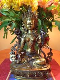Image result for mother mary, quan yin, green and white tara