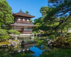 京都の銀閣寺の画像