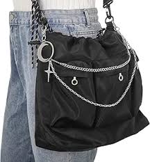 Amazon.com: Navoky Hip Hop Pants Chain Punk Jean Chain Layered Belt Chains Metal Wallet Chains Cool Pocket Waist Chain Grunge Accessories for Women and Girls (Style A) : Clothing, Shoes & Jewelry - Product from Amazon.com