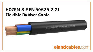 H07RN-8-F EN 50525-2-21 cable animation - YouTube