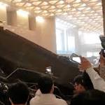 Collapse Indonesian stock exchange building