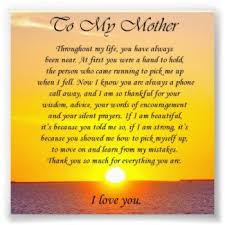 mothers birthday poems from daughter | In praise of mother who ... via Relatably.com