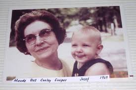 Father: Eli Middleton Cooley Mother: Verda Elizabeth Collins Maudell Cooley and Josef Wankerl Notes: Holding grandson Josef Wankerl in 1969 - Maudell_Cooley_and_Josef_Wankerl