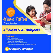 Home tution upto 20% discount