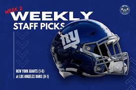 NFL Week 2 picks, predictions: Can the Giants upset the Rams?