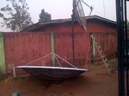 Image result for 3m satellite dish in africa