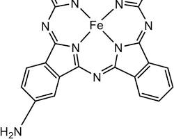 Image of Iron chemical structure