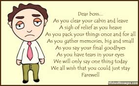 Farewell Poems for Boss: Goodbye Poems – WishesMessages.com via Relatably.com