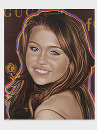 In This Photo: Miley Cyrus, Richard Phillips. Portraits of Top Ten Celebrities Appear In One Of The World&#39;s Most Illustrious Art Galleries. - Miley%2BCyrus%2BRichard%2BPhillips%2BPortraits%2BTop%2BQsNetuXqbkLl