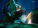 What do underwater welders make