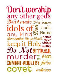 Image result for THE TEN COMMANDMENTS