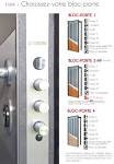 Bloc porte aluminium sur