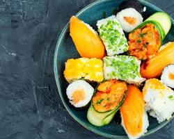 colorful and appetizing plate of food