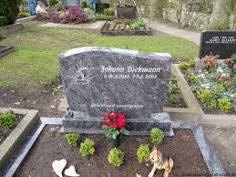 Grab von Johann Diekmann (19.03.1955-07.05.2008), Friedhof Osteel