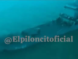 Buque de la Armada Venezolana ARV Capana Encalla Durante Ejercicios
