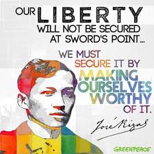 Philippine national hero, Jose Rizal, recognized... | Greenpeace ... via Relatably.com