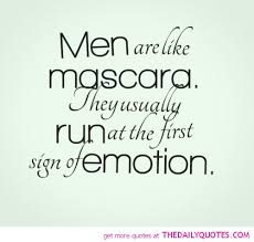 Men Are Like Mascara - The Daily Quotes via Relatably.com