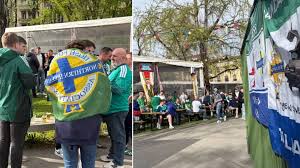 A Bergamo sale l'attesa per l'Italia, i nordirlandesi: 