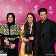 Image result for ‫عکس دو بازیگر زن در کنار حامد بهداد در جشنواره فیلم فجر‬‎