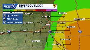 Severe Storms and Rainfall Across Nebraska and Iowa