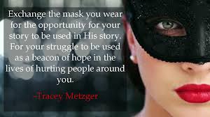 christians wearing masks, Tracey Metzger, quote | daughter by design via Relatably.com