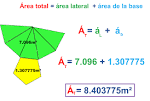 Formula area base piramide pentagonal