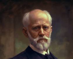 Image of Pyotr Ilyich Tchaikovsky portrait, reflecting his emotional turmoil