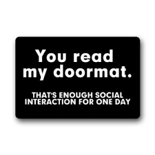 Amazon.com : Non-Slip Entryways Funny Saying Quotes Doormat, You ... via Relatably.com