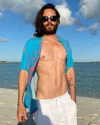  Jared Leto Physique - At the Beach