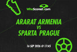 Ararat Armenia vs Sparta Prague: Lineups, Prediction, Odds & Bet Builder Tip