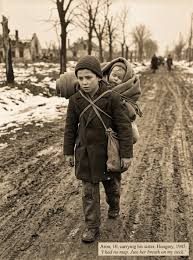 Ten-year-old Aron carries his sister 76 miles across Hungary ...