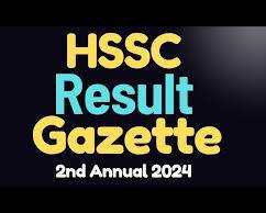Image of HSSC 2nd Annual Result Gazette 2024