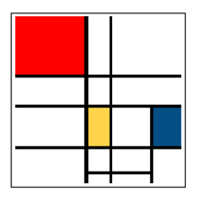 Resultado de imagen de piet mondrian obras de arte